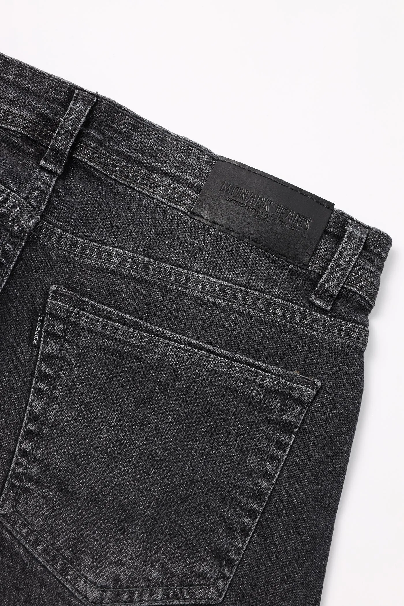 GREY STRAIGHT FIT JEANS