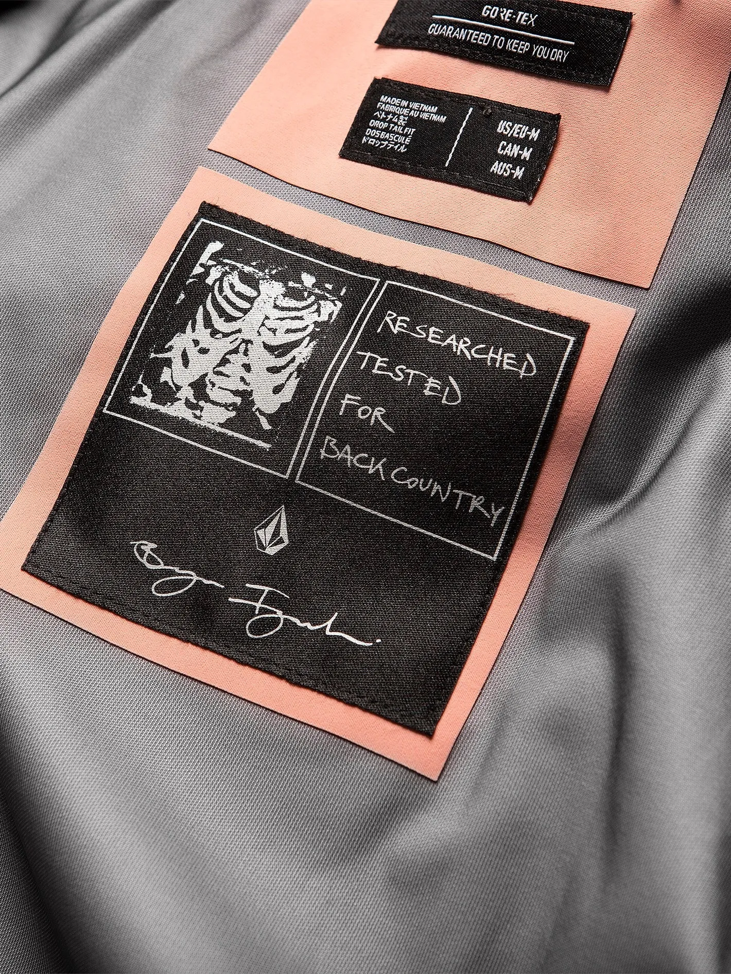 Guch Stretch Gore-Tex Jacke - PEACH