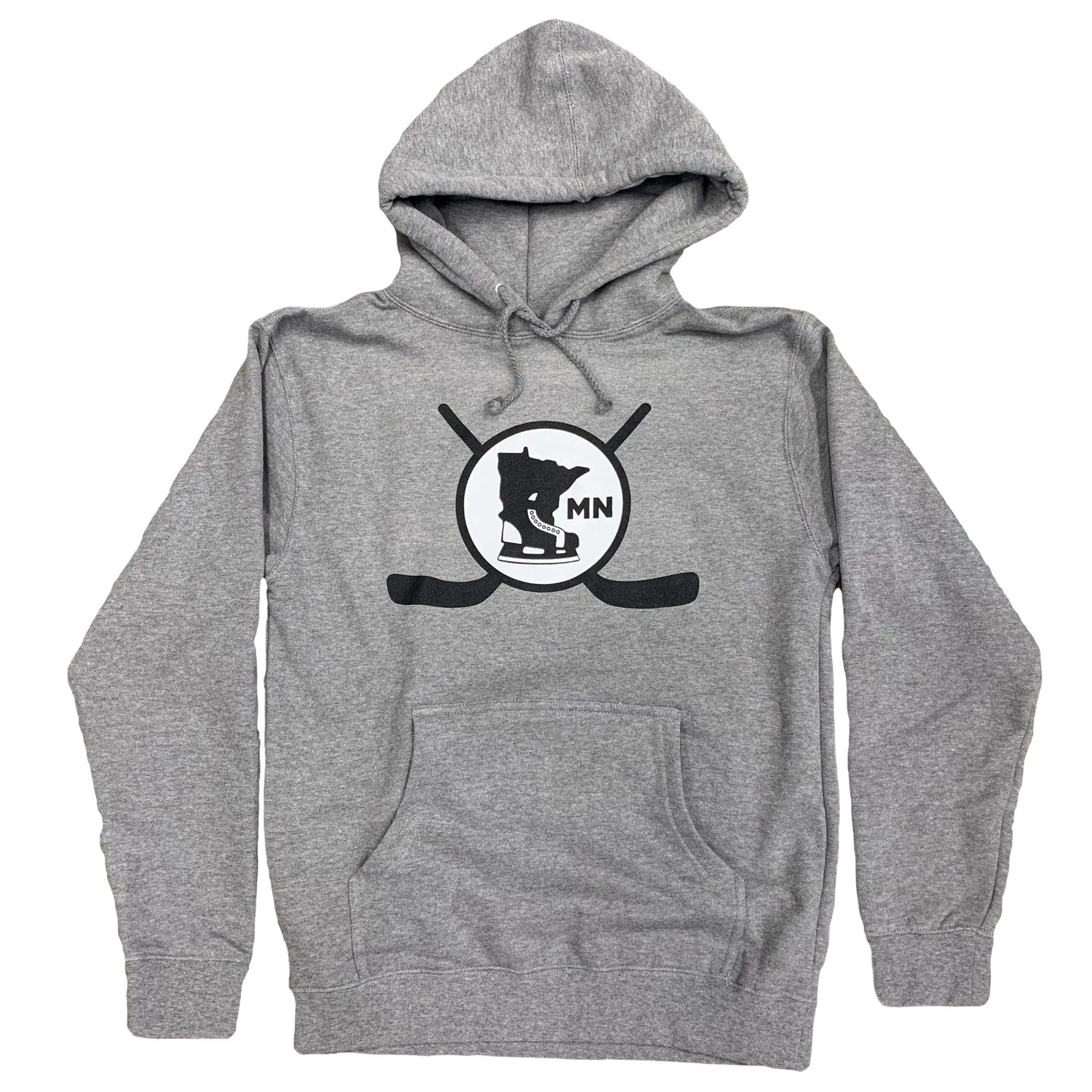 GUNMETAL HEATHER - hoodie