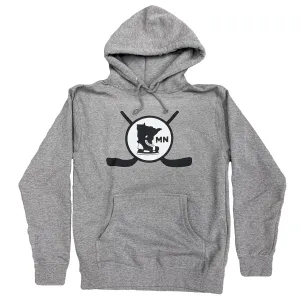GUNMETAL HEATHER - hoodie