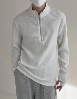 Half Zip Bottoming Shirt