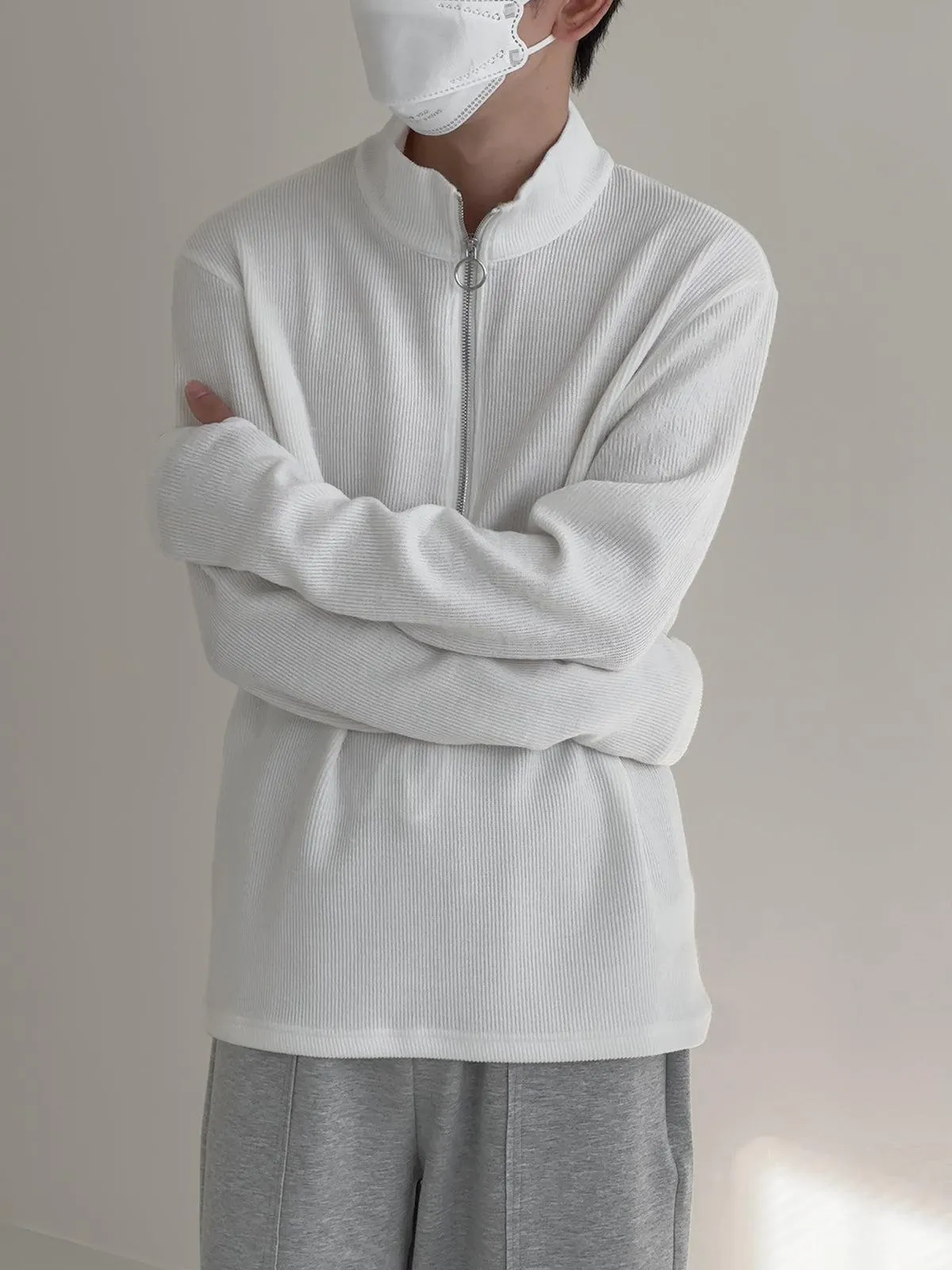Half Zip Bottoming Shirt