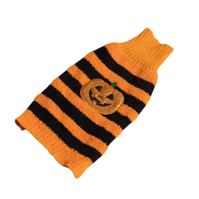 Halloween Dog Sweaters Pet Costume Teddy Warm Leisure Sweater