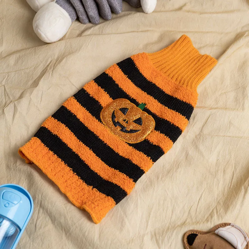Halloween Dog Sweaters Pet Costume Teddy Warm Leisure Sweater