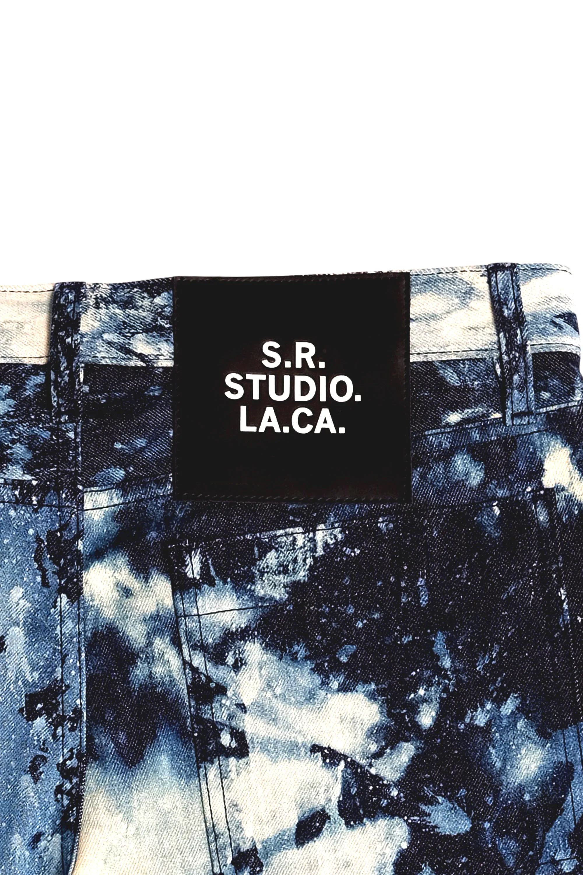 HAND-BLEACHED INDIGO SOTO C-JEAN