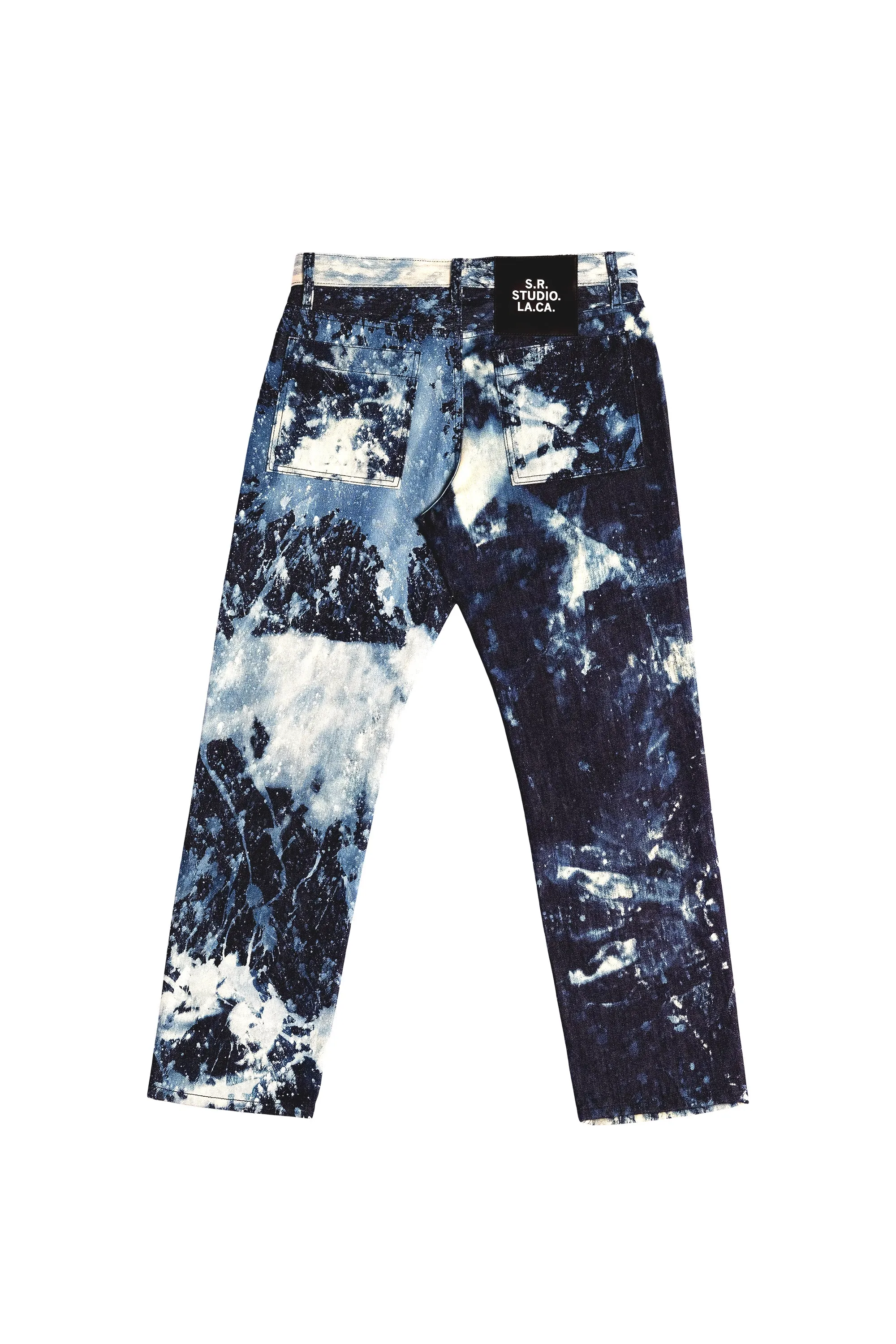HAND-BLEACHED INDIGO SOTO C-JEAN