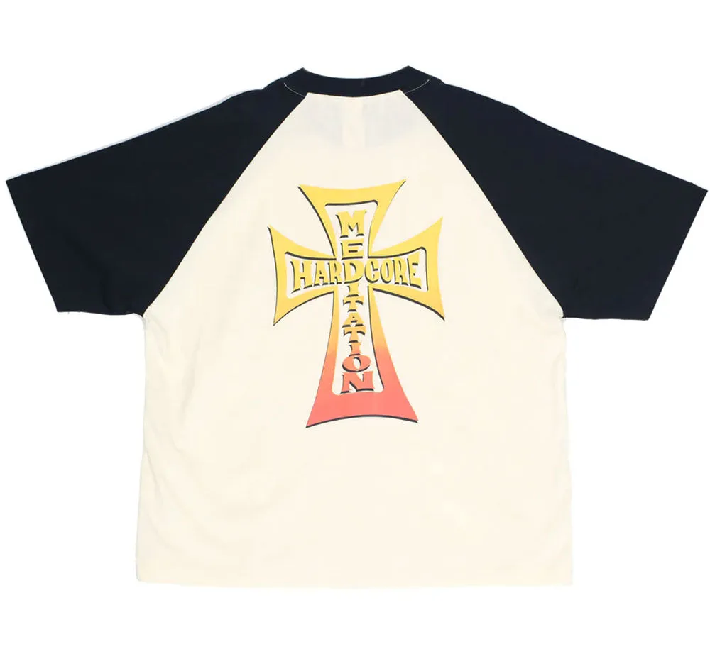 Hardcore Meditation Raglan Tee