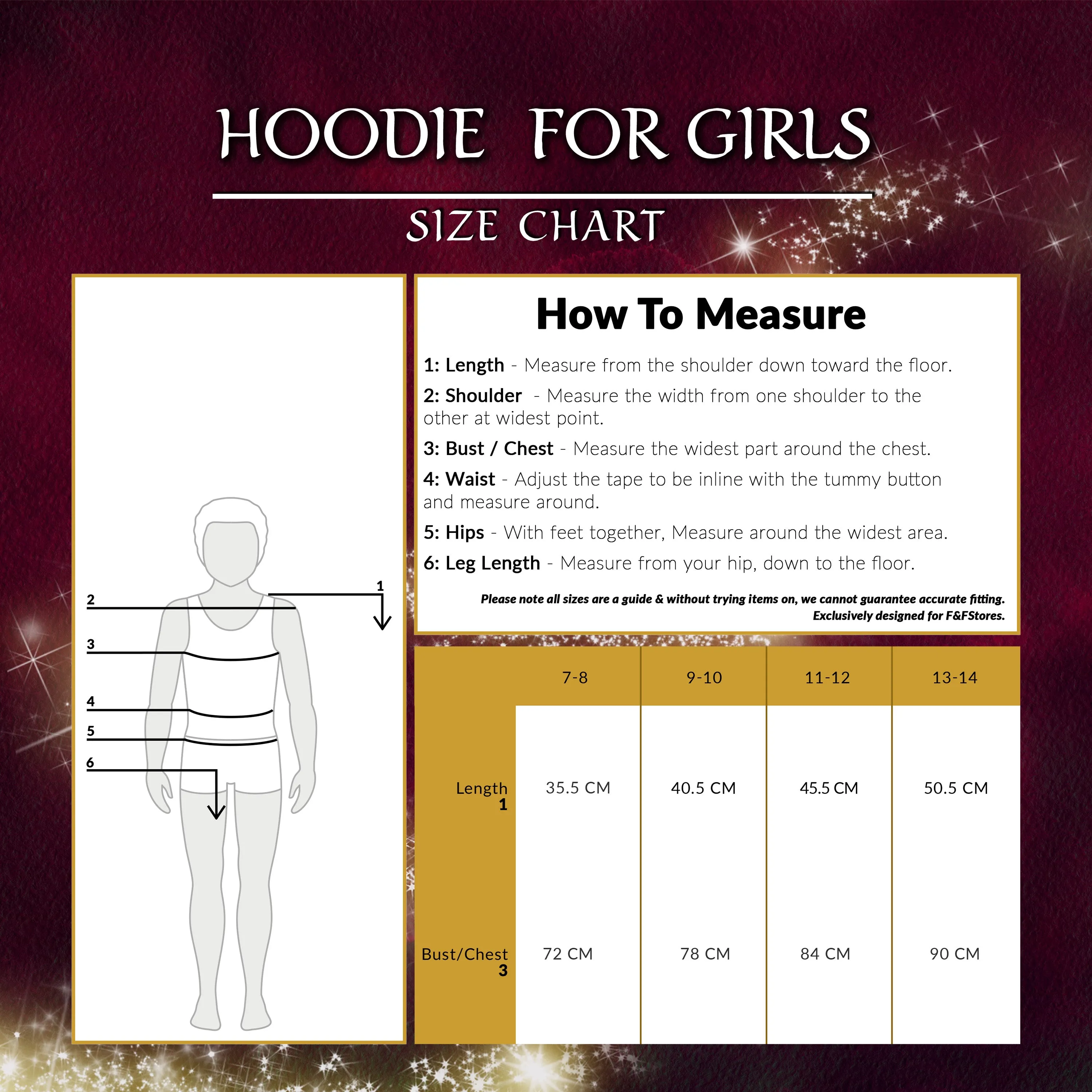 Harry Potter Hoodie Girls Teenagers Soft Hogwarts Black/Gold/Red Zip Up Hoodie Sweatshirt Girls Jumpers Age 5-14 Gifts for Girls