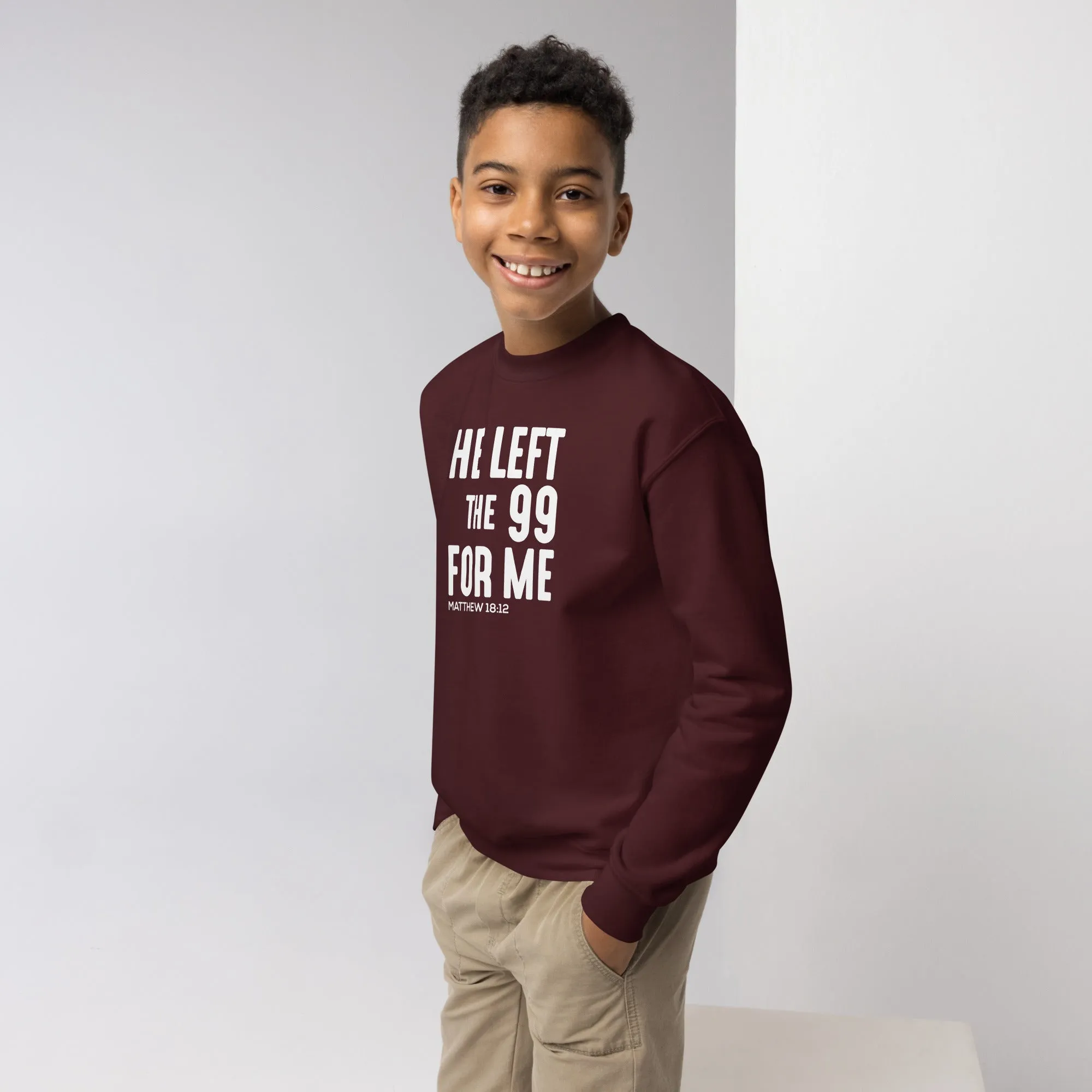 He Left The 99 Youth sweatshirt