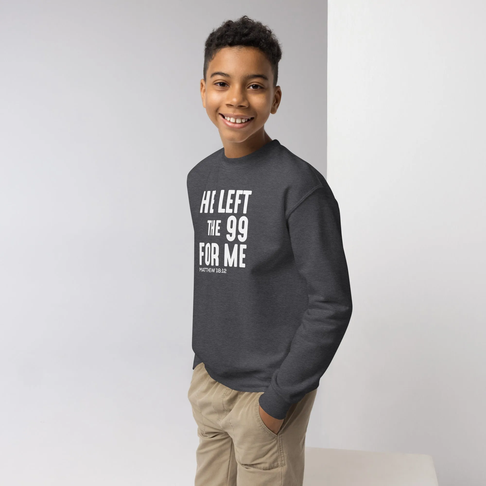 He Left The 99 Youth sweatshirt