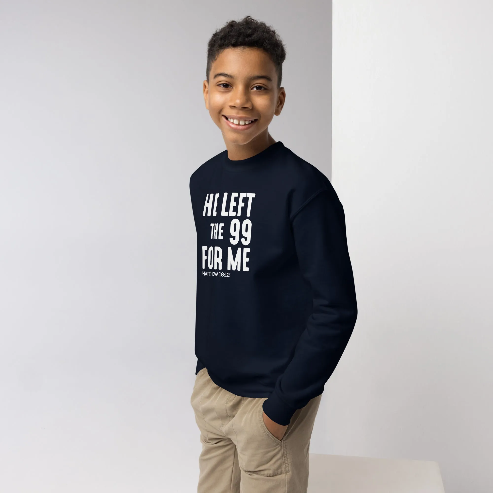 He Left The 99 Youth sweatshirt