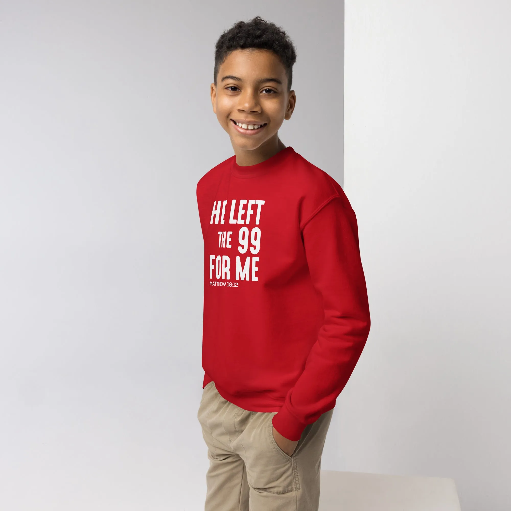 He Left The 99 Youth sweatshirt