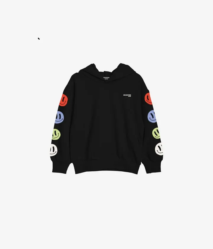 Headster Kids Peppy sleeve hoody BLACK