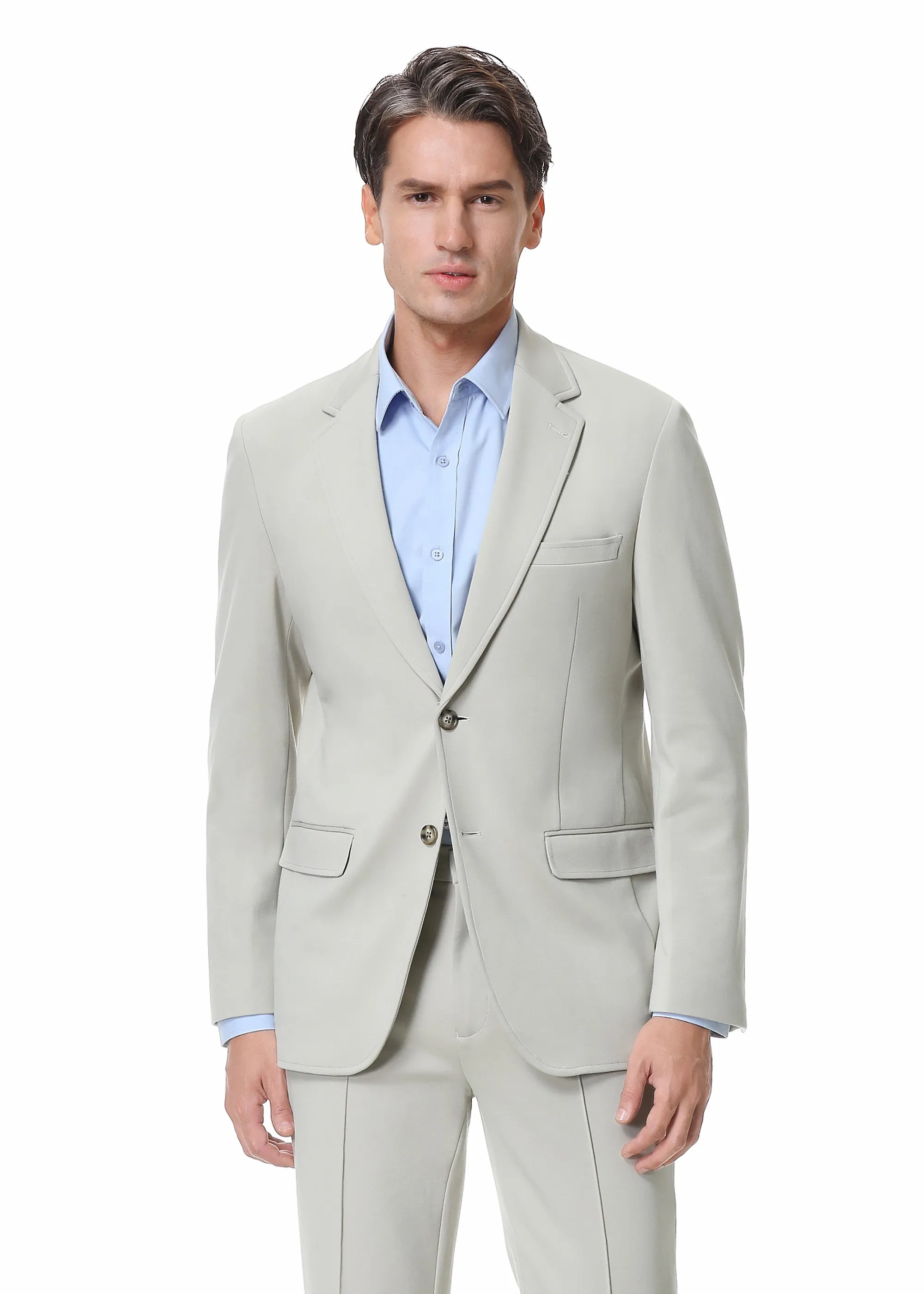 Hechter Paris X-Tech Stretch Suit Separate Beige Jacket