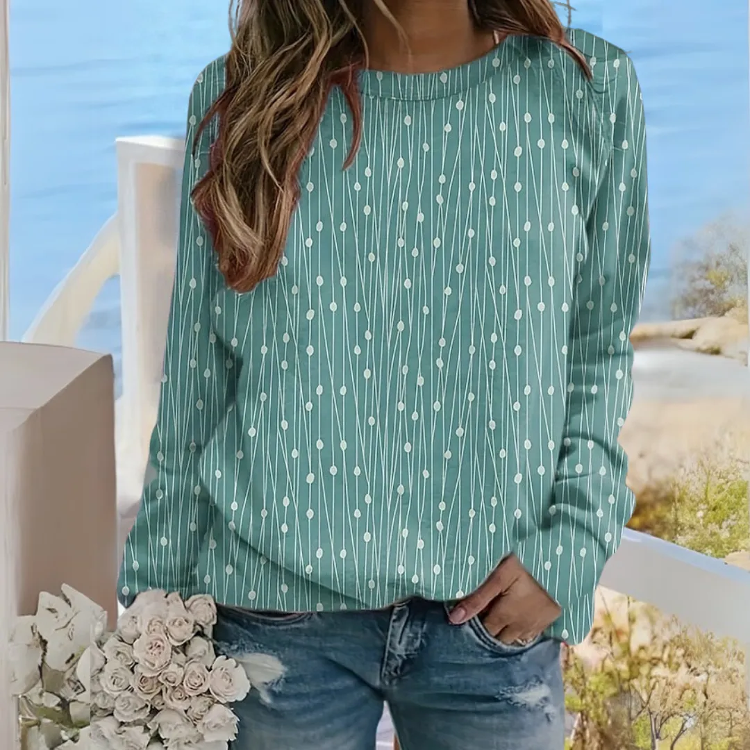 Helen - Elegant Floral Sweater