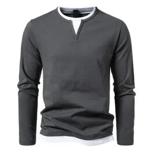 Henley Shirt, Long Sleeve, Diego