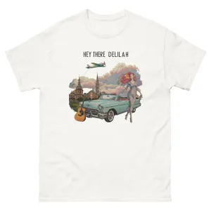 Hey There Delilah Shirt Plain White T Shirt  Heartfelt 2000s Nostalgia Tee