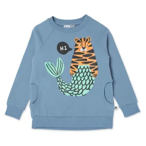 Hi Bye Mer- Cats Furry Crew - Cornflower