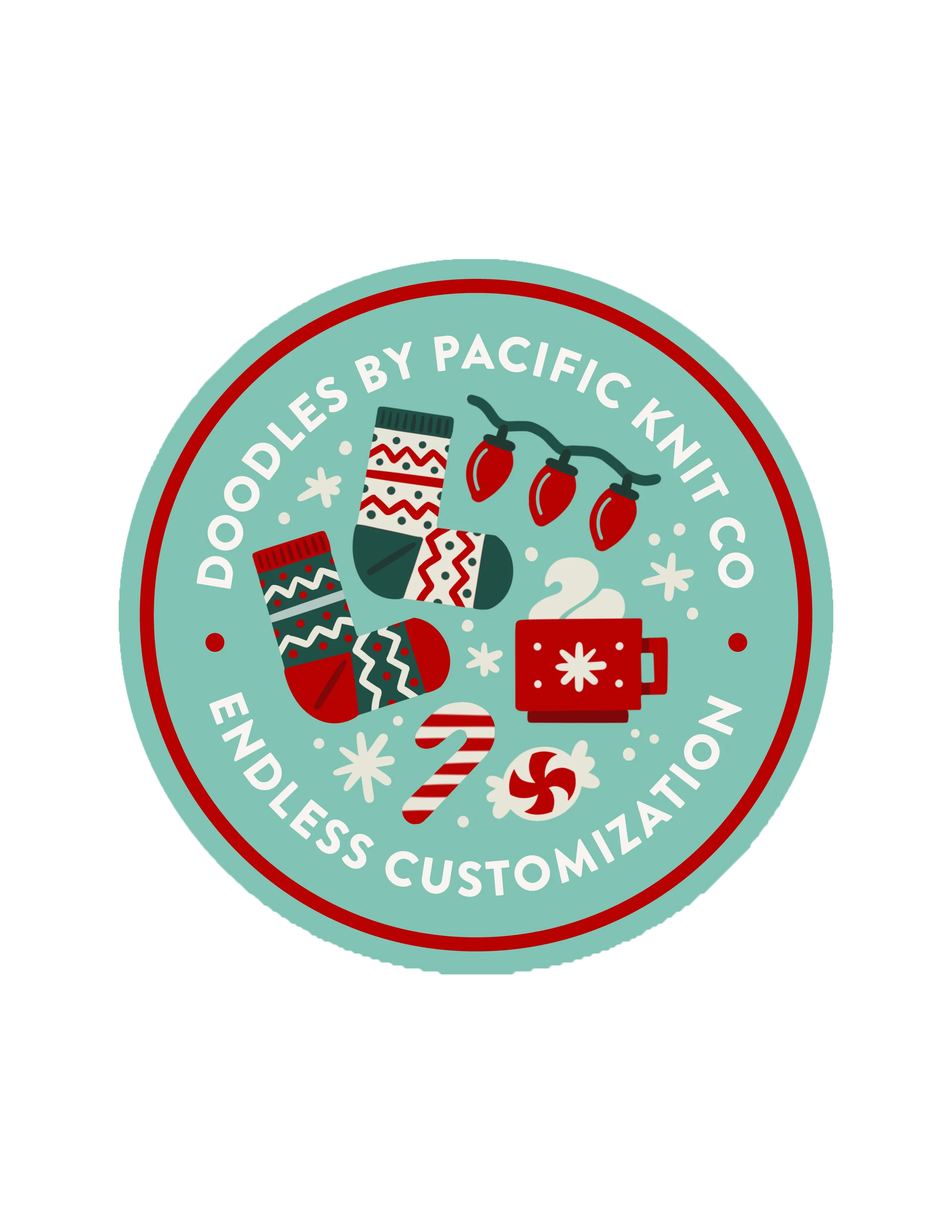 Holiday Doodle (Sticker)