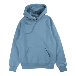 Hooded Chase Sweat Icy Water / Gold