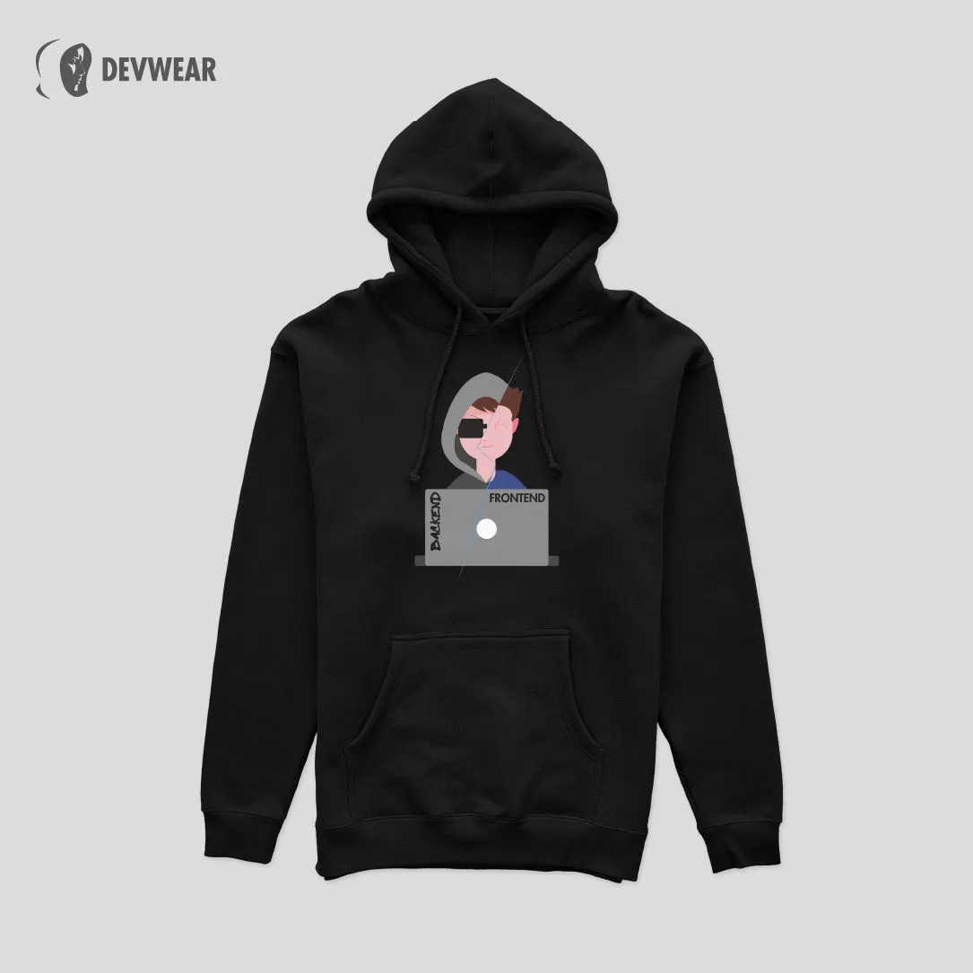 HOODIE FULLSTACK DEVELOPER FRONT Y BACK