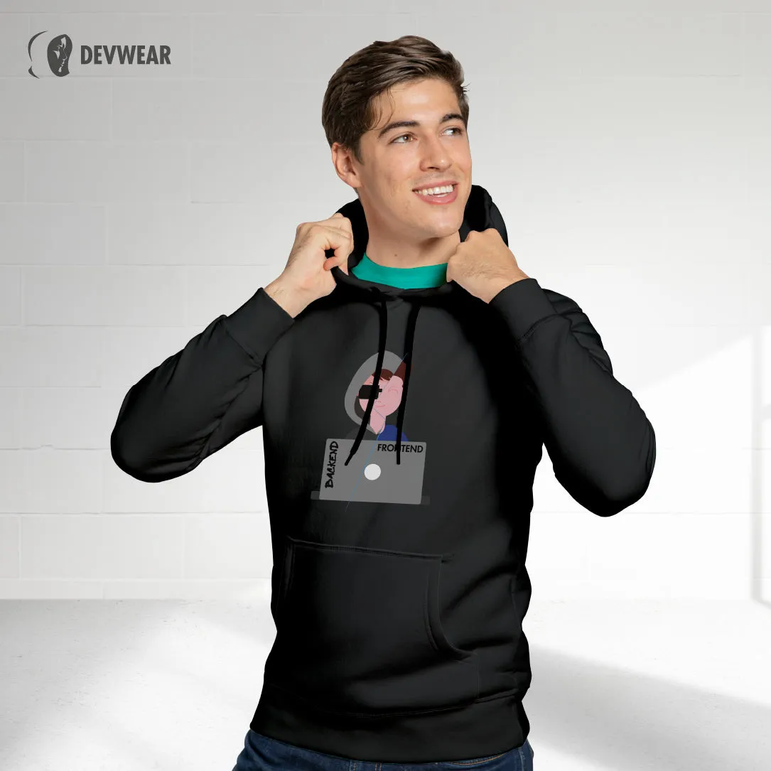 HOODIE FULLSTACK DEVELOPER FRONT Y BACK
