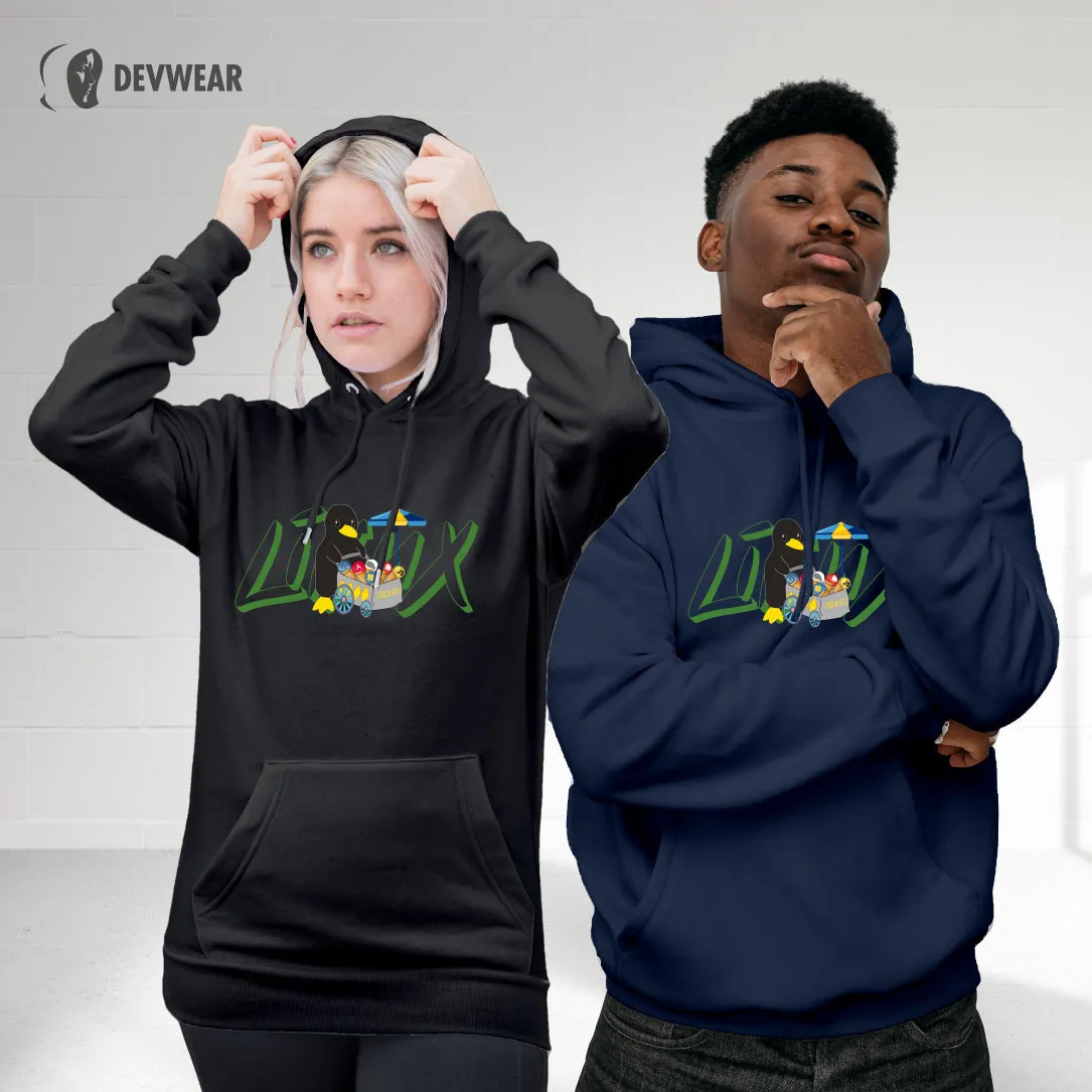HOODIE LINUX TUX UBUNTU DEVOPS SERVERS