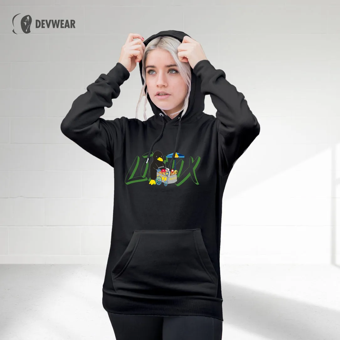 HOODIE LINUX TUX UBUNTU DEVOPS SERVERS