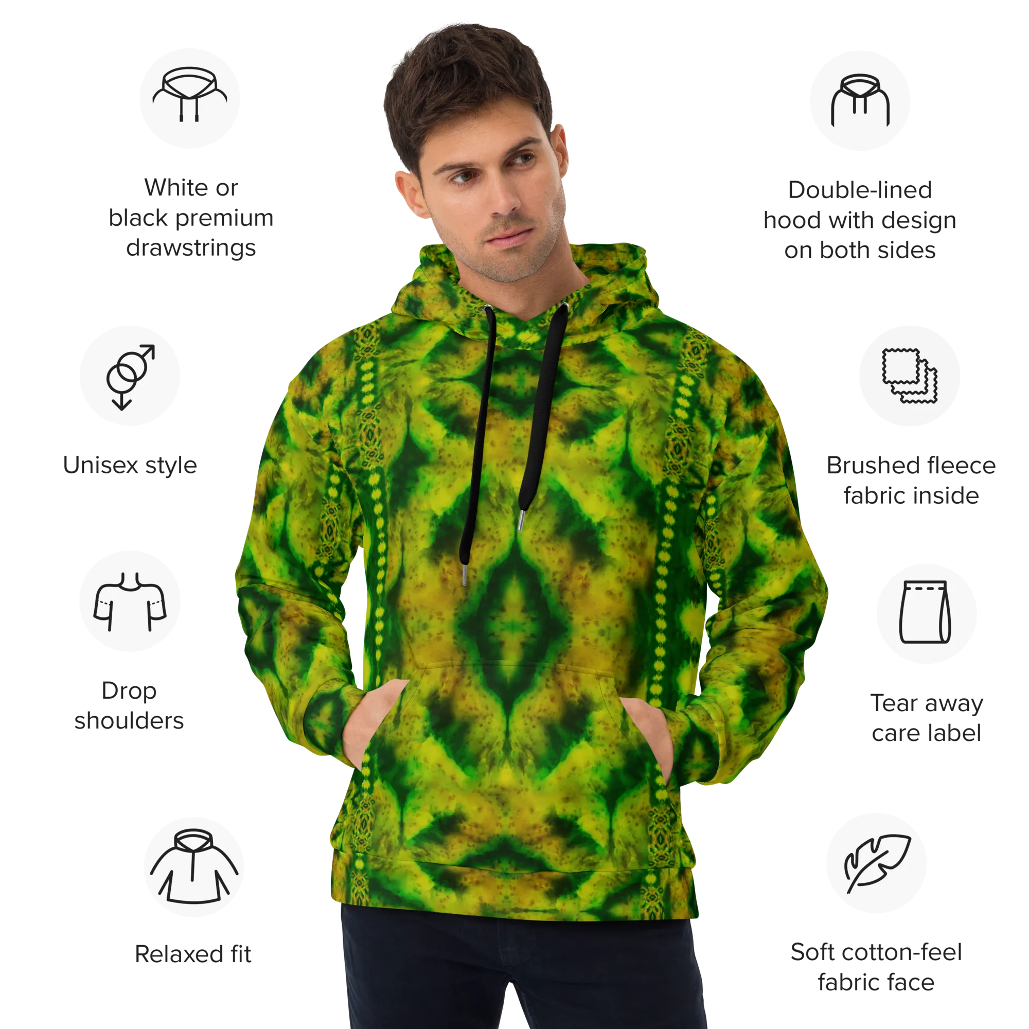 Hoodie (Unisex)(Purely Jade Light) RJSTHw2022 RJS