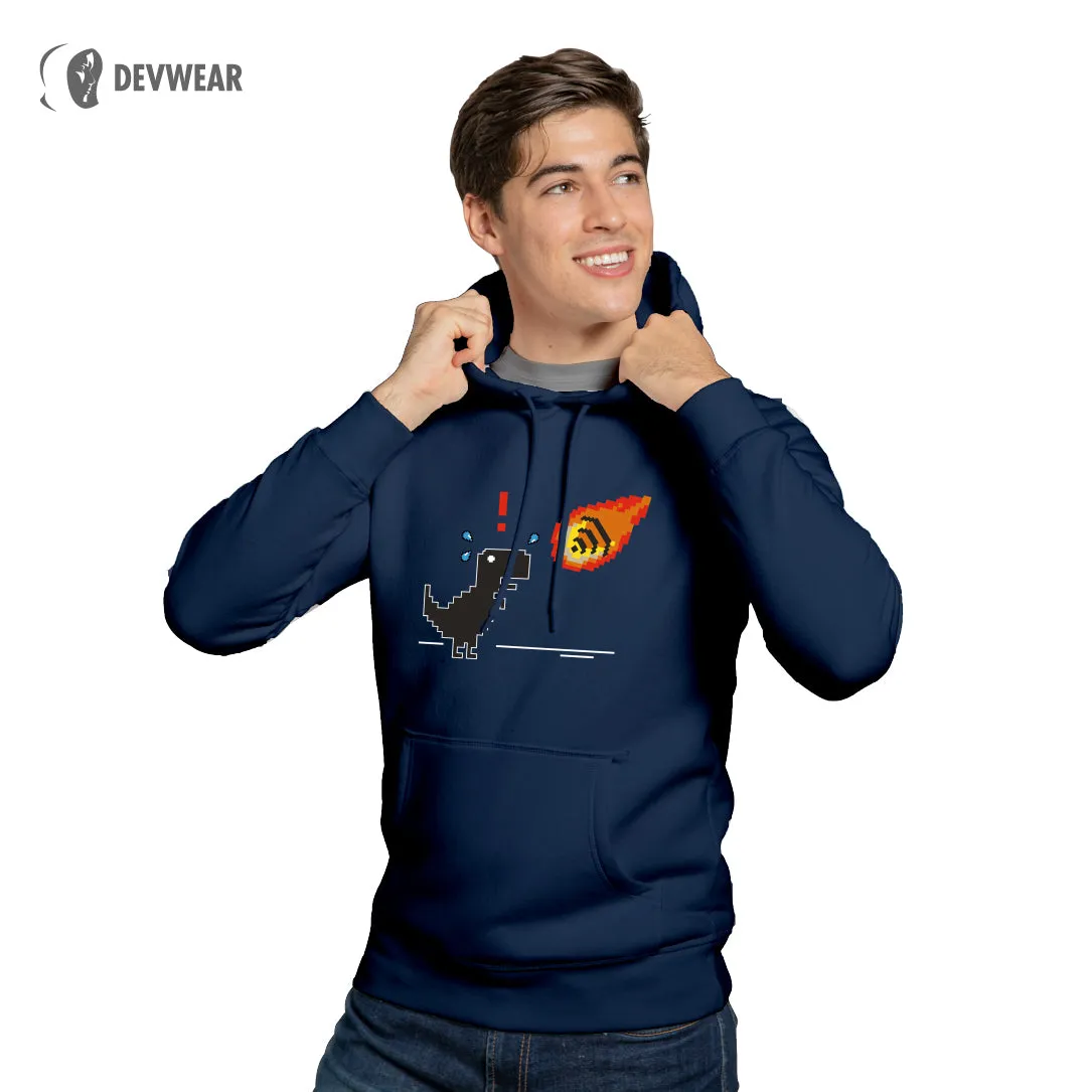 HOODIE WIFI ATHEROID DINOSAUR GEEK