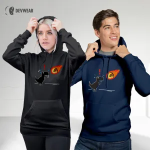 HOODIE WIFI ATHEROID DINOSAUR GEEK