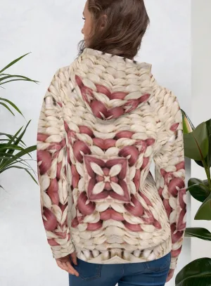 Hoodie womans, basket pattern