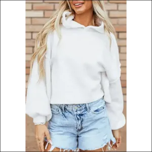 Hoodies that Say I'm Cozy, not Lazy - Chic Exposed Seam Vibes!