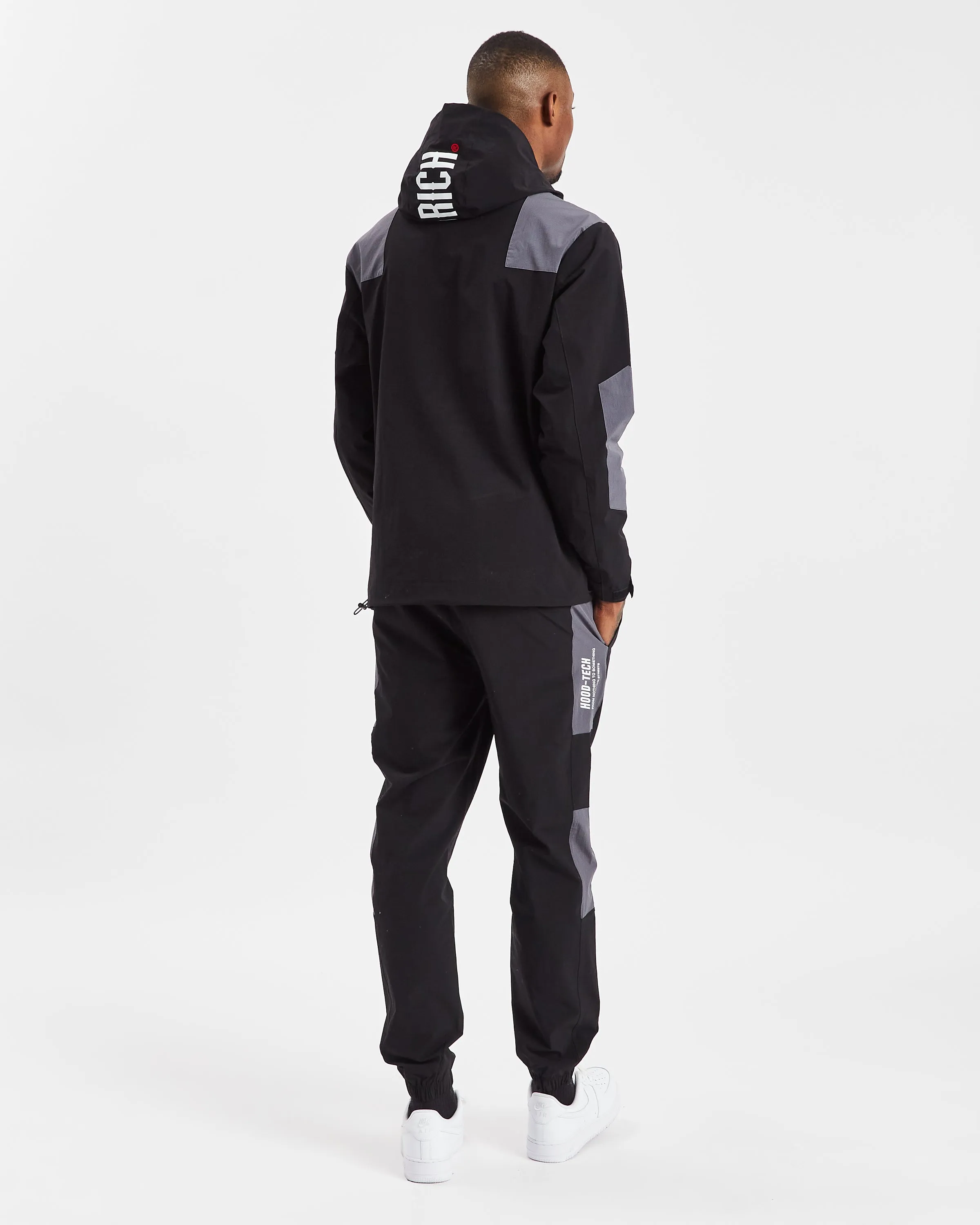 Hoodrich OG Armour Woven Half Zip Track Top Black