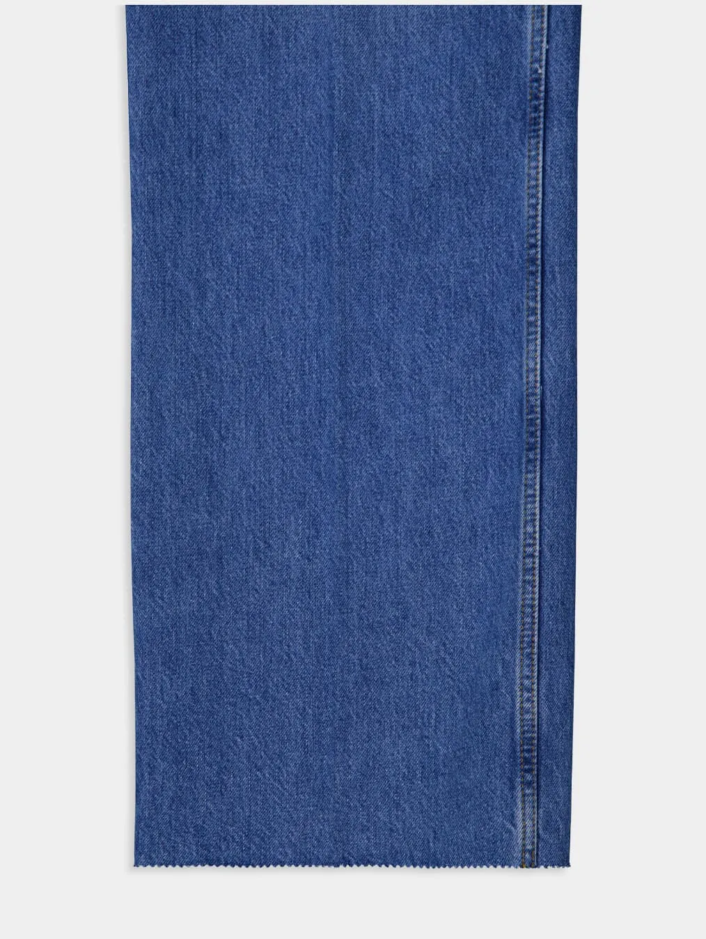 Horsebit Washed Denim Jeans