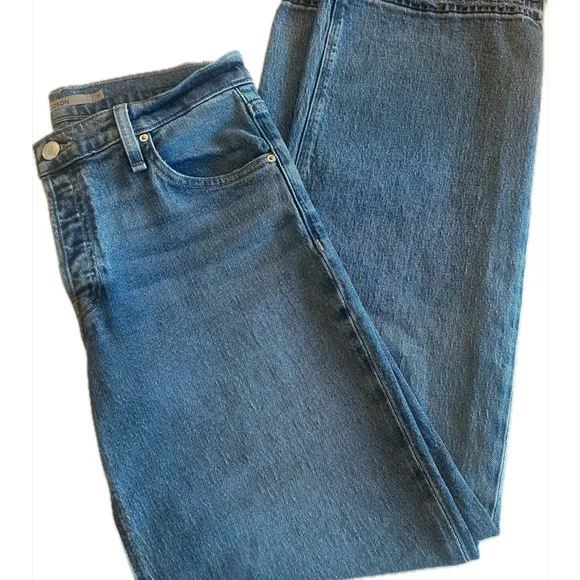 Hudson Jeans- Rosie Wide-Leg Released-Hem Jeans - Size 27