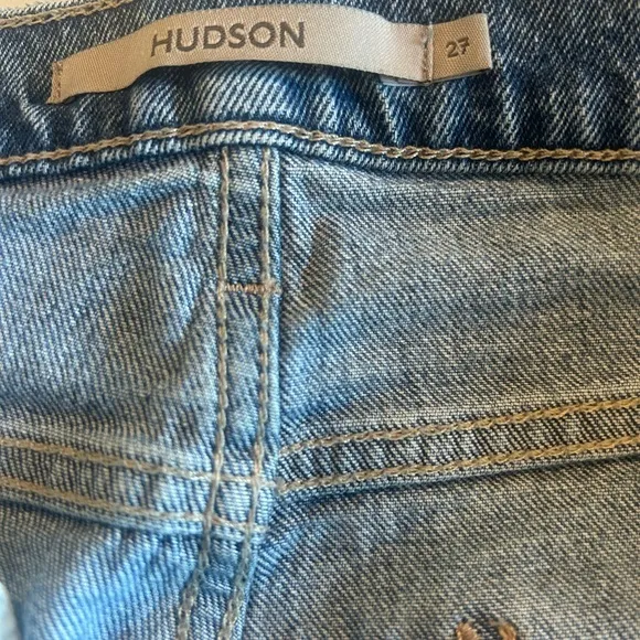 Hudson Jeans- Rosie Wide-Leg Released-Hem Jeans - Size 27