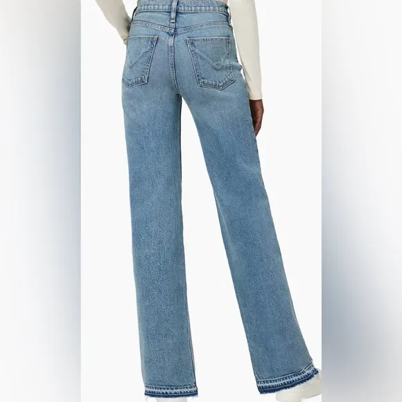 Hudson Jeans- Rosie Wide-Leg Released-Hem Jeans - Size 27
