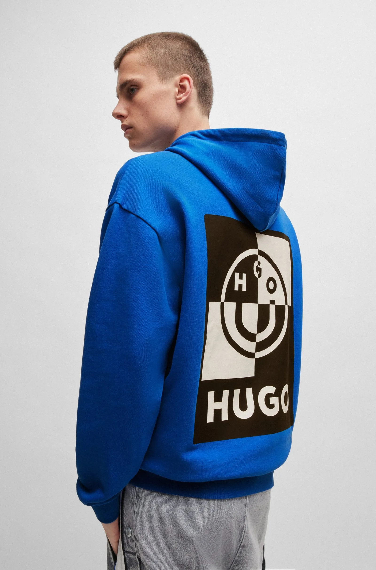 HUGO Hoodies Regular Fit in Cotton - NABRICOSO 10249110 01-50523571