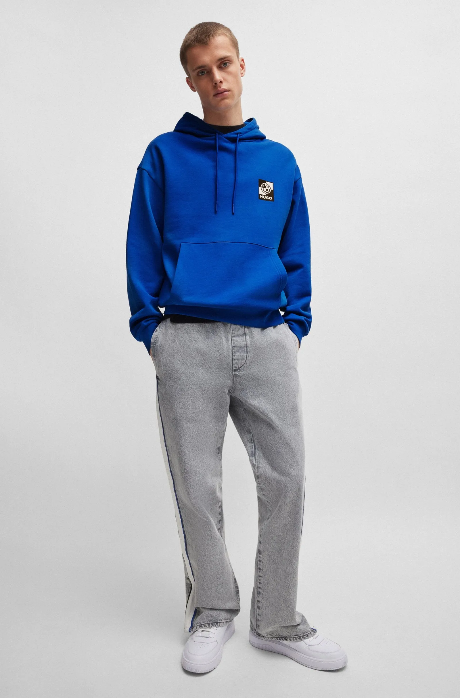 HUGO Hoodies Regular Fit in Cotton - NABRICOSO 10249110 01-50523571