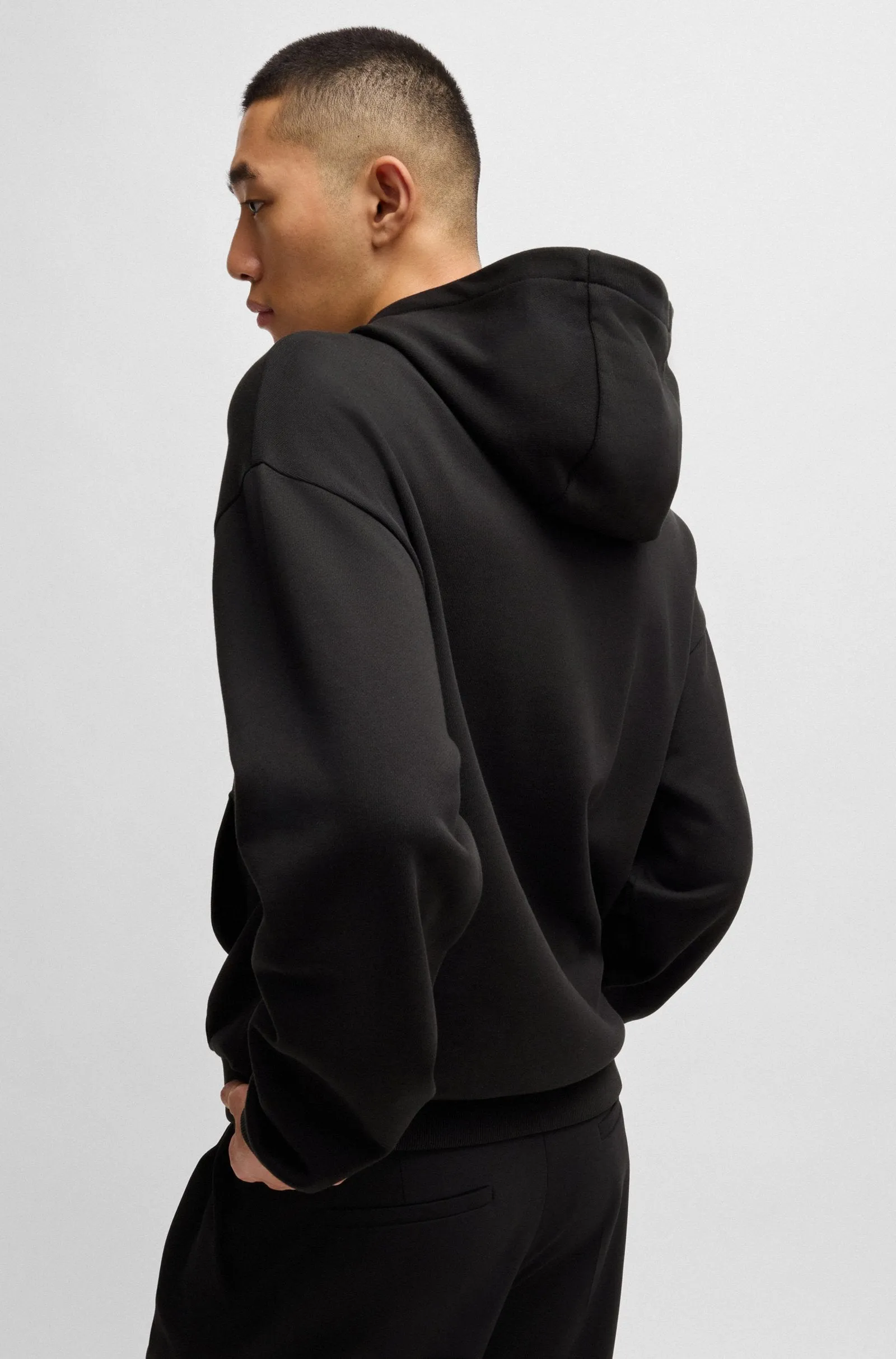 HUGO Hoodies Relaxed Fit in Cotton - DESEQINO 10249110 01-50521506