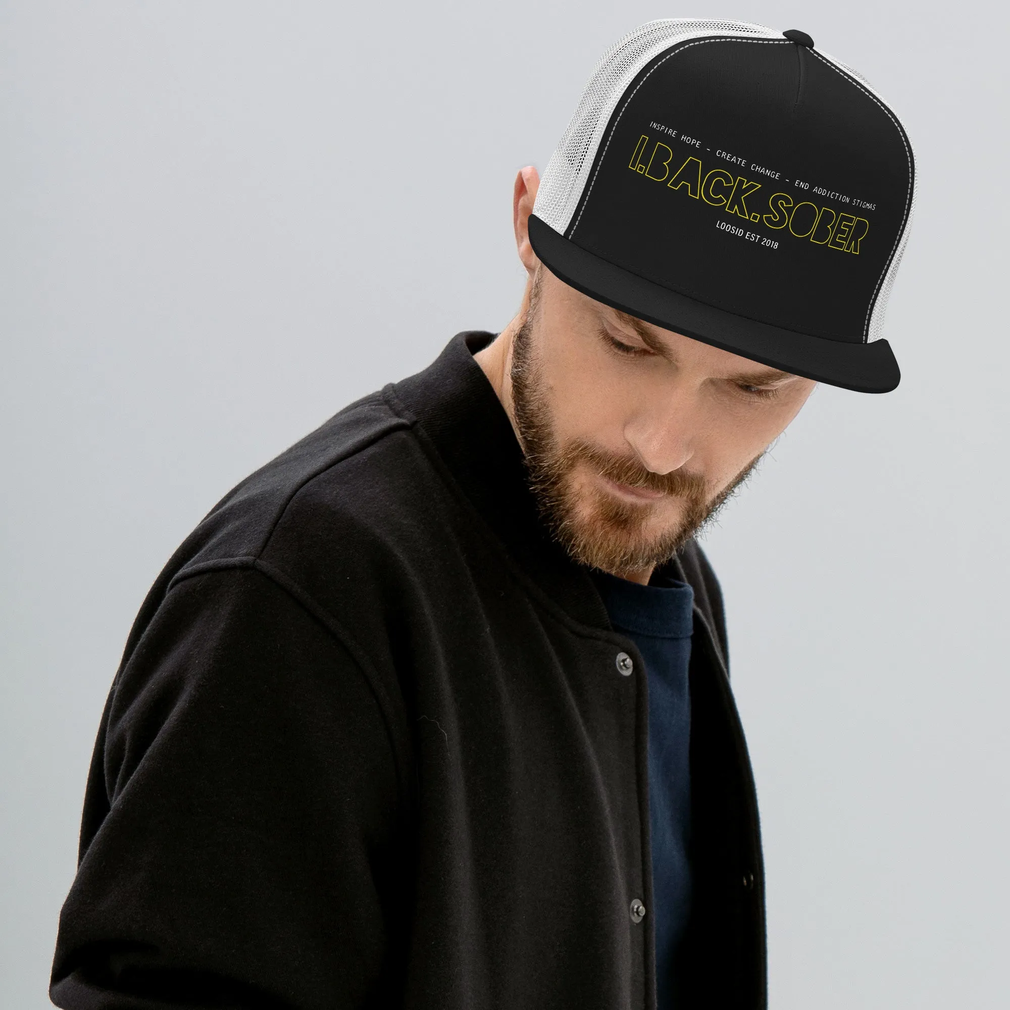 I Back Sober Trucker Cap