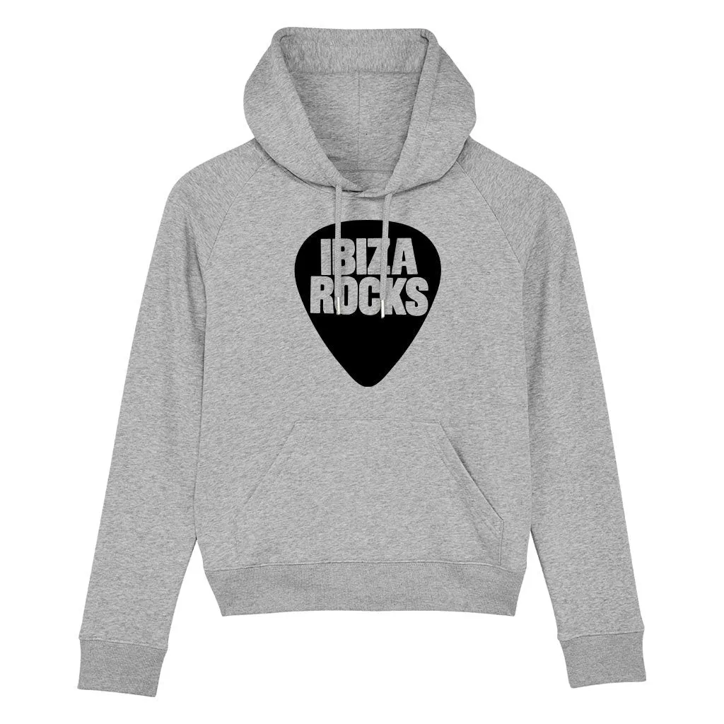 Ibiza Rocks Black Logo Women’s Trigger Iconic Hoodie