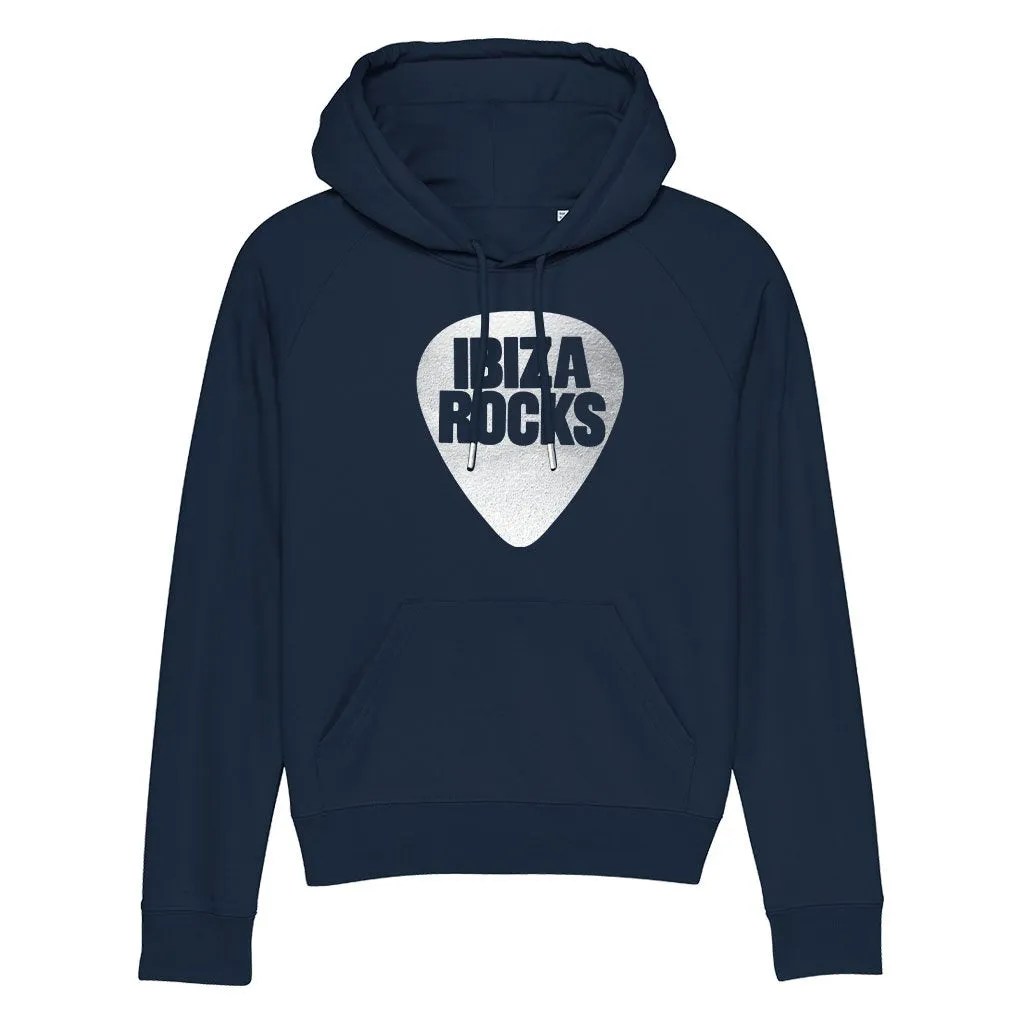Ibiza Rocks Metallic Silver Logo Women’s Trigger Iconic Hoodie