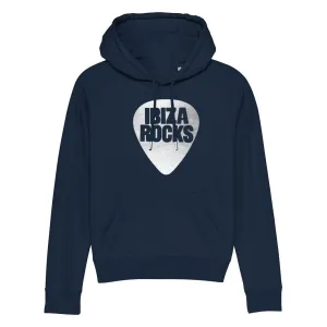 Ibiza Rocks Metallic Silver Logo Women’s Trigger Iconic Hoodie