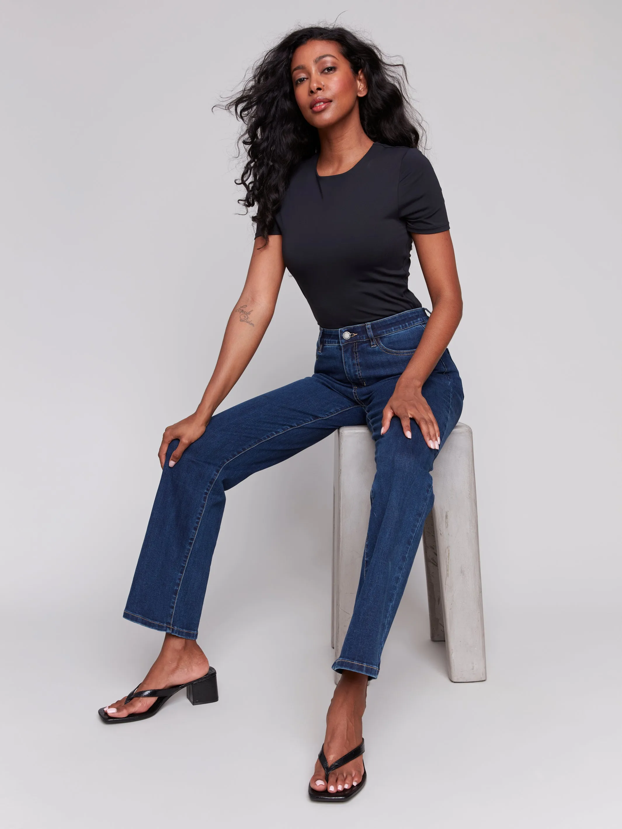 Indigo Charlotte Straight Leg Jeans