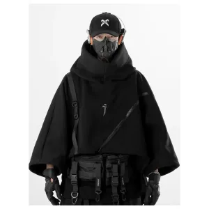 Irregular Techwear Hoodie | Asymmetrical Urban Streetwear