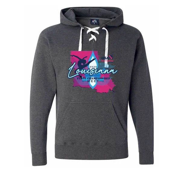 J American Sport Laced Hoodies Louisiana State Championship 2025