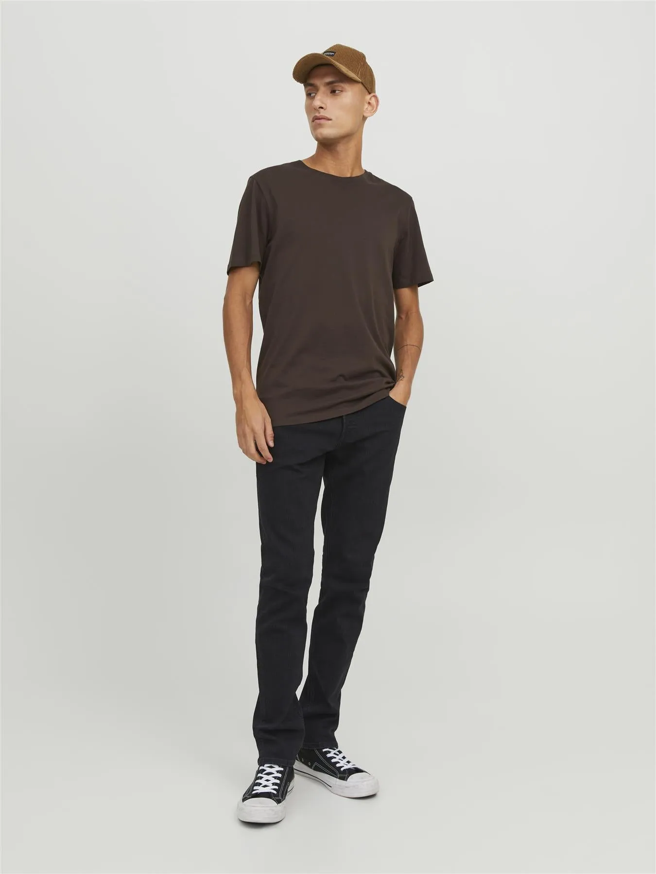 Jack & Jones Slim Fit Jeans For Men - JJIGLENN JJORIGINAL SQ 356 NOOS in Black Denim,, 27W-38W