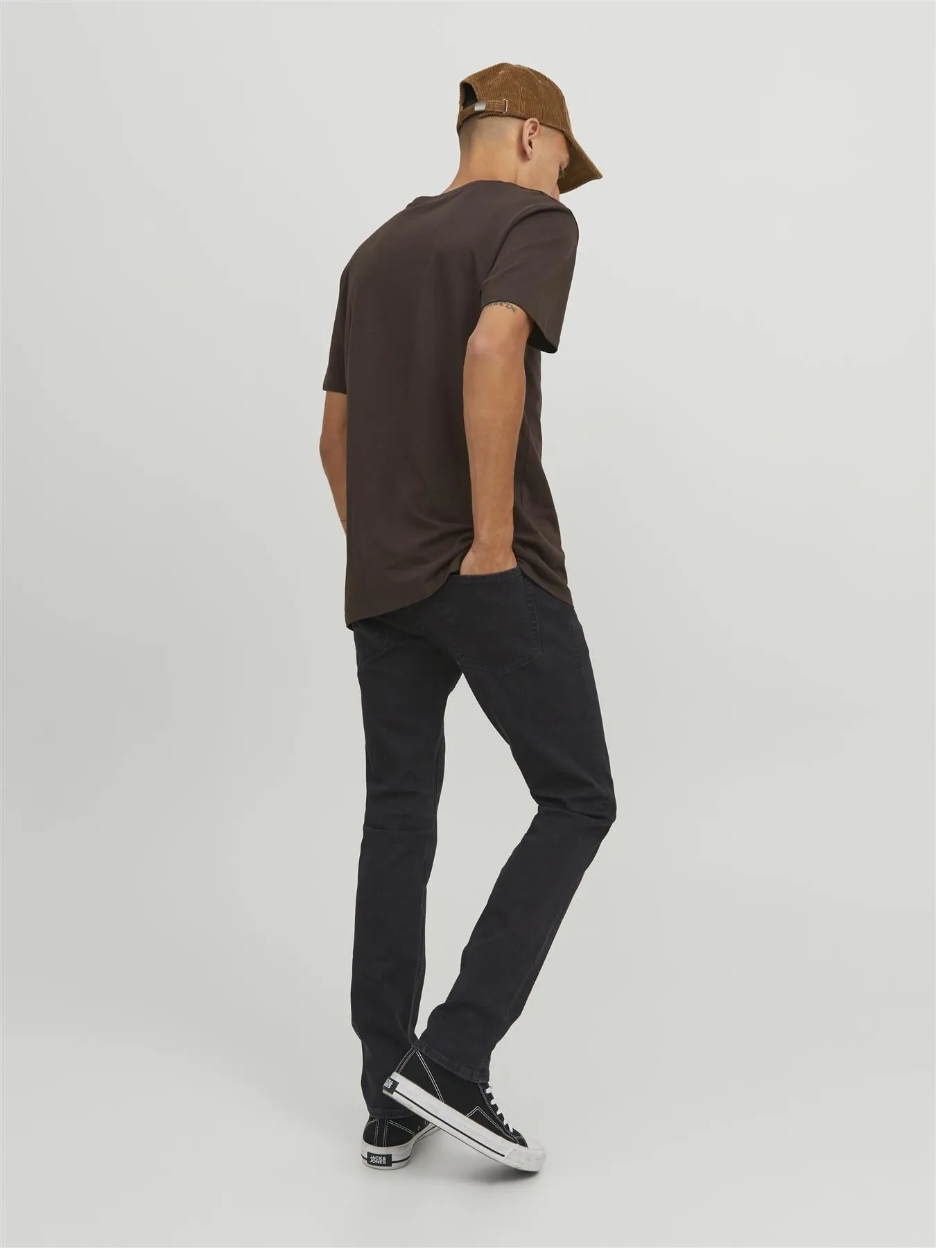 Jack & Jones Slim Fit Jeans For Men - JJIGLENN JJORIGINAL SQ 356 NOOS in Black Denim,, 27W-38W